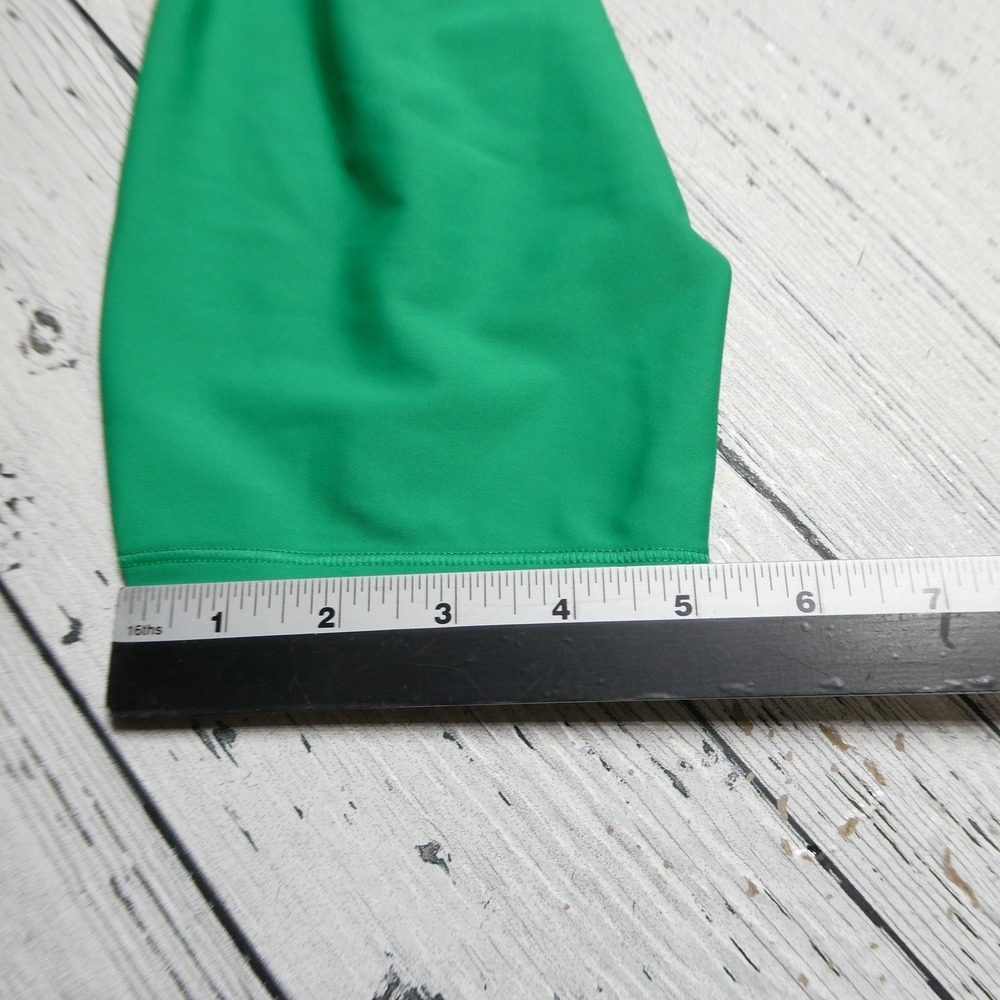 Athleta Leggings Womens 1X Green Interval Stash 7/8 Tight Ankle Pockets Gym - Picture 9 of 10